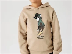 Name It weathered teak printet hoodie sweatshirt